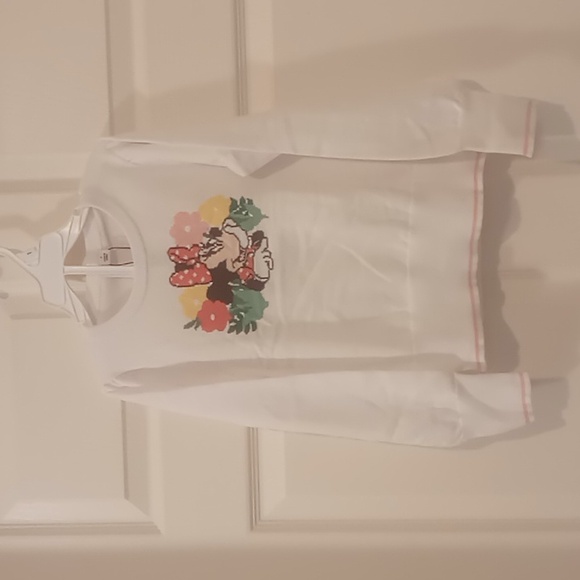 Disney Minnie Mouse Flower Sweater for Janie & Jack NWT Size 7 - Picture 3 of 6